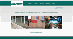 Desktop Screenshot of gruenert-zaunbau.de